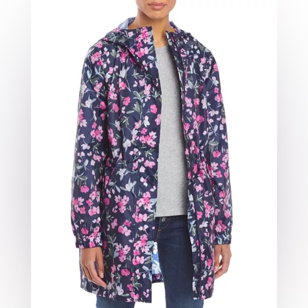 Practically new - Joules “Right as Rain” packable Holkham raincoat.